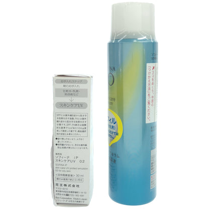 Z000 ソフィーナiP ベースケア セラム レフィル 90g & スキンケアUV 02 30ml 2点セット　ラスト1点！