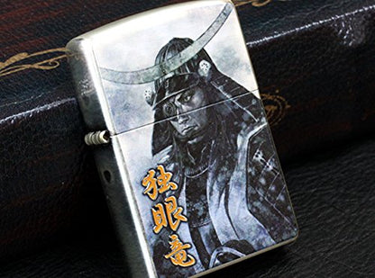 ZIPPO ジッポ― オイルライター ジッポ 諏訪原寛幸 七大陸シリーズ 伊達政宗 戦国武将 独眼竜 伊達政宗