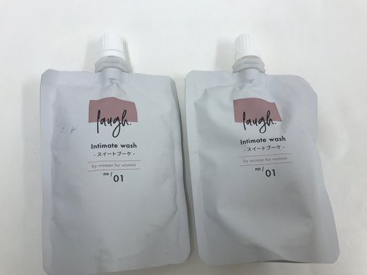 C167 K laugh. ラフドット インティメイトウォッシュ スイートブーケ デリケートゾーン用ソープ 詰め替え用 100ml 2個セット