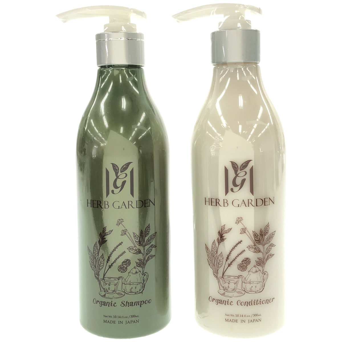Z000 HERB GARDEN さくらの森 ハーブガーデンシャンプー 300mL & さくらの森 ハーブガーデン コンディショナー 300mL 2点セット　ラスト1点！