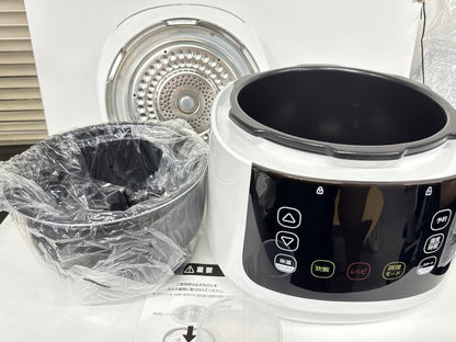 D T-fal ティファール ラクラ・クッカー コンパクト電気圧力鍋 ホワイト CY351
