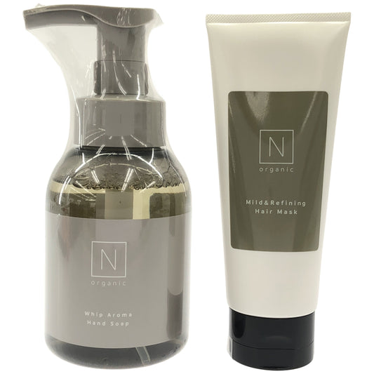 Z000 N organic マイルド&リファイニング ヘアマスク 150g & N organic HOME ホイップ アロマ ハンドソープ 350ml 2本セット