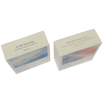 Z000 & WOLF UV セラム リキッドファンデーション 12.5g & Spring Edition II 17g 2個セット