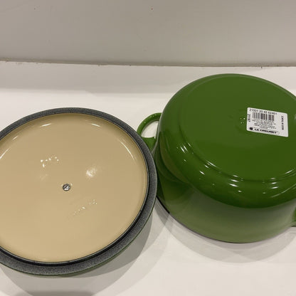 C9H5 D LE CREUSET ルクルーゼ ココット ロンド  モスグリーン 20cm