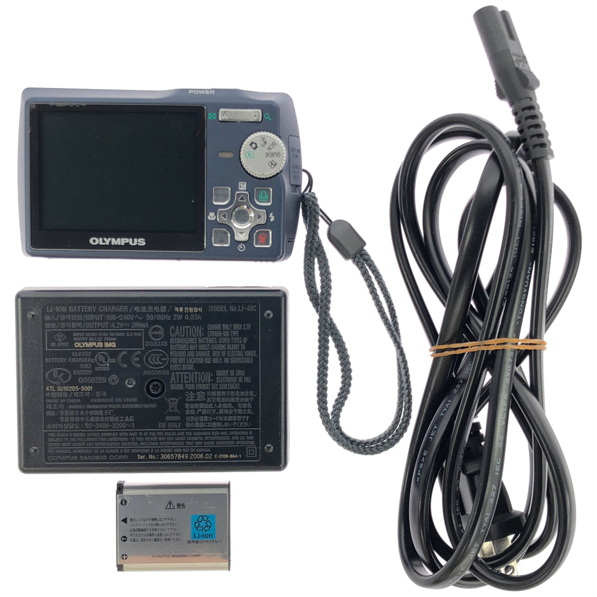 Z000 OLYMPUS オリンパス デジタルカメラ μ710 カリビアンブルー　ラスト1点！