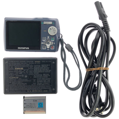 Z000 OLYMPUS オリンパス デジタルカメラ μ710 カリビアンブルー　ラスト1点！