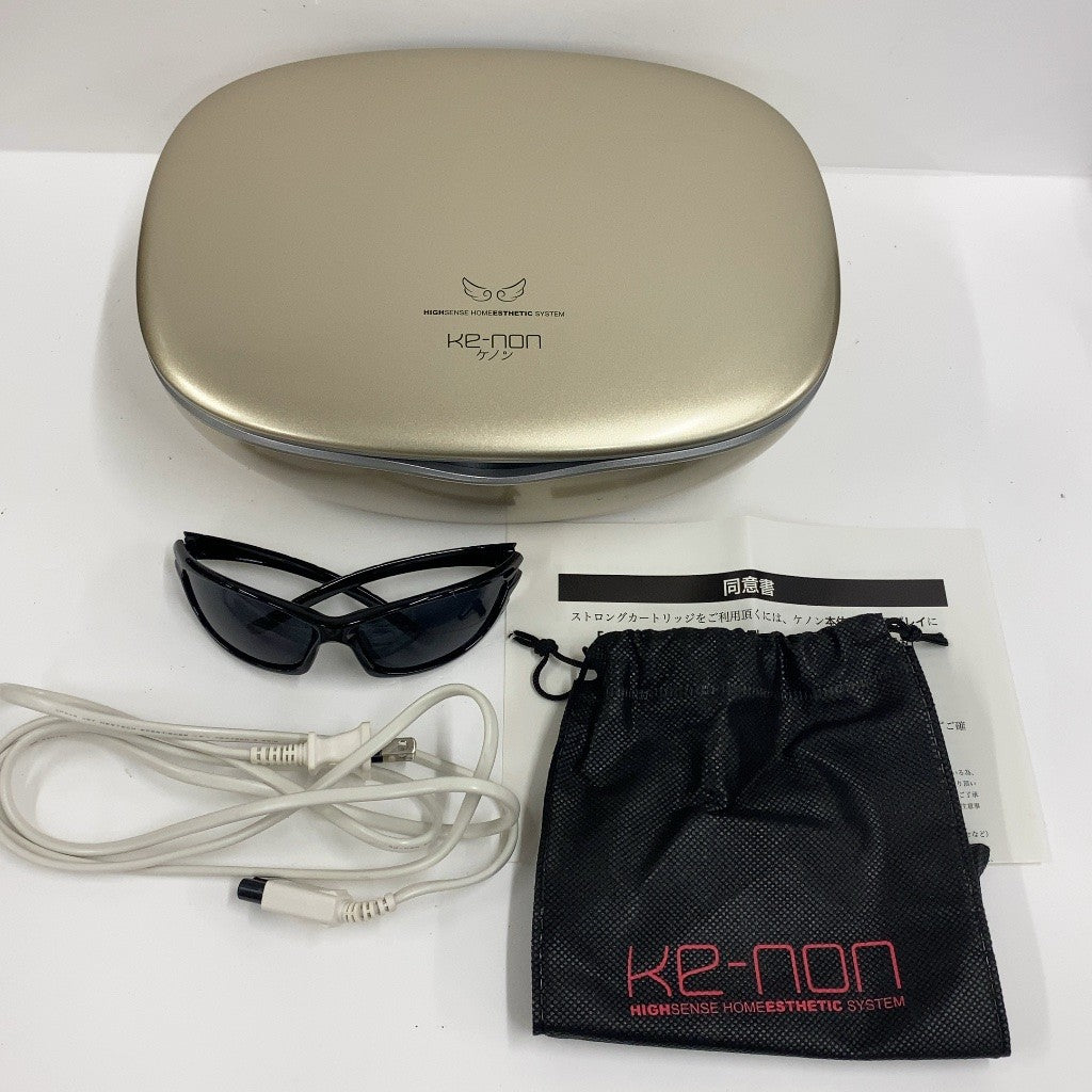 C54Y D KE-NON/ケノン NIPL-2080 Ver6.2 フラッシュ 脱毛器 ゴールド 光脱毛器 サングラス等付属