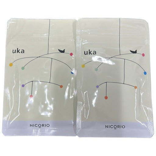 CA04 K uka　NICORIO　穀物麹加工食品　93粒　2袋セット●賞味期限：2026/06〜