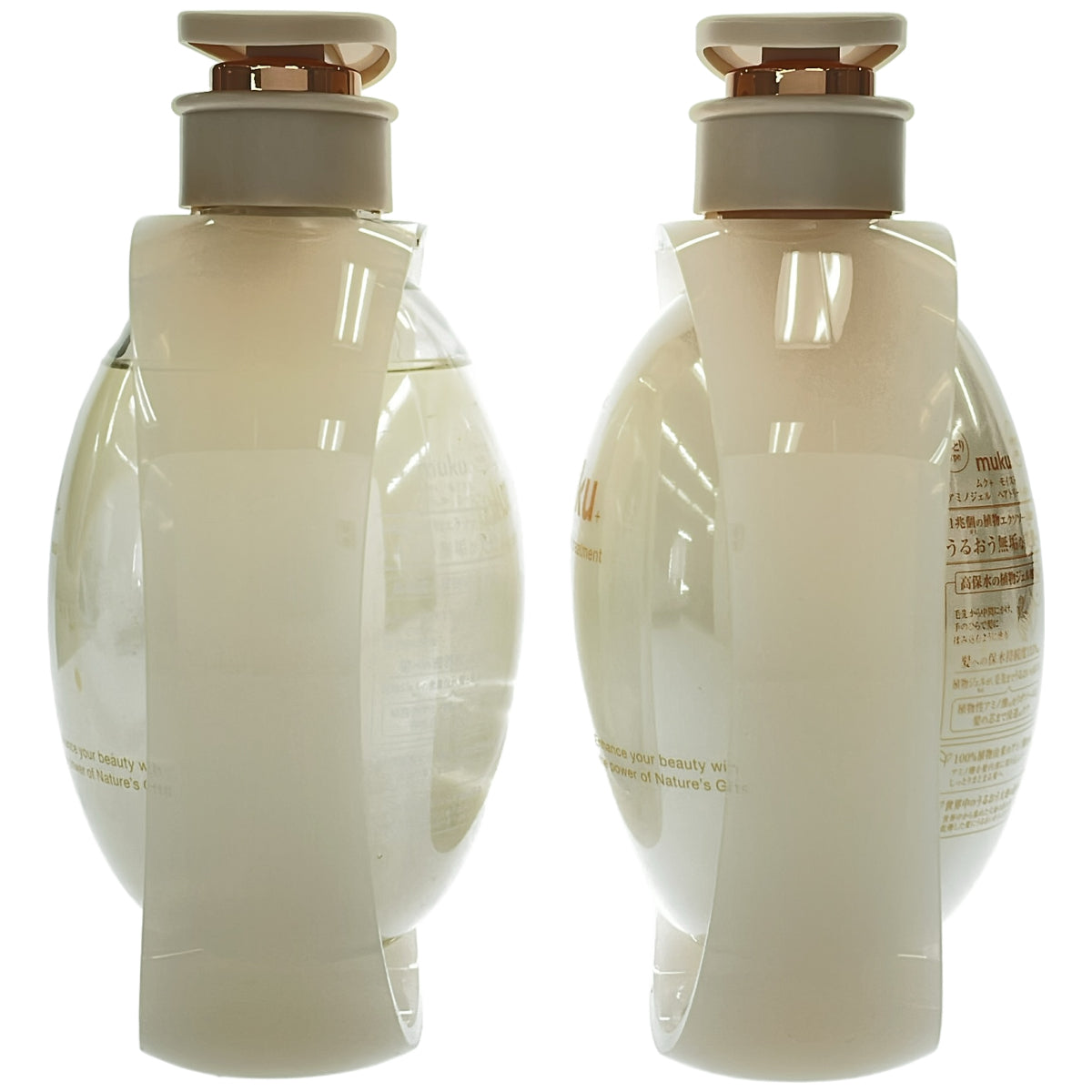 Z000 ムク+モイスト アミノジェルシャンプー 髪への密着度120% 410mL & ヘアトリートメント 髪への保水持続度115% 410g 計2個セット　ラスト1点！