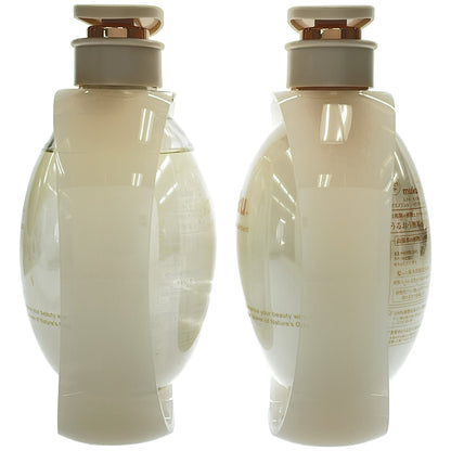 Z000 ムク+モイスト アミノジェルシャンプー 髪への密着度120% 410mL & ヘアトリートメント 髪への保水持続度115% 410g 計2個セット　ラスト1点！