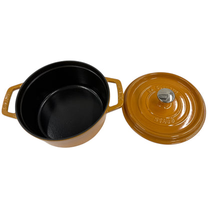 D STAUB ストウブ ピコ・ココット 18cm ラウンド マスタード