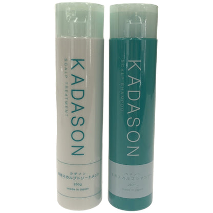 Z000 カダソン 薬用スカルプシャンプー 250mL & 薬用スカルプトリートメント 250g 2個セット