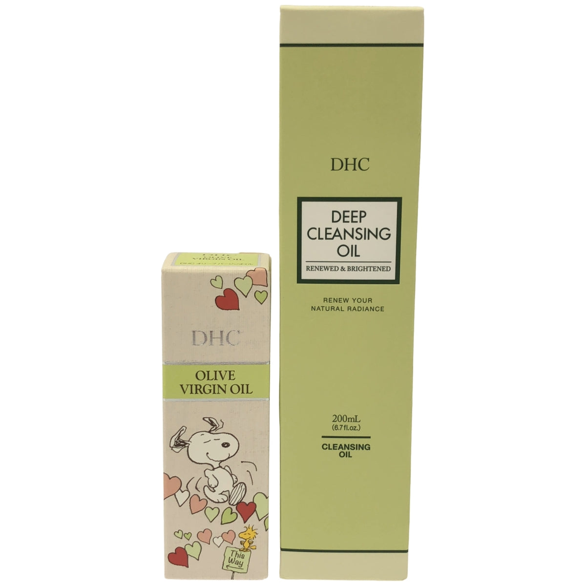 Z000 DHC 薬用 ディープ クレンジング オイル リニューブライト 200mL & オリーブ バージンオイル 30mL 2個セット