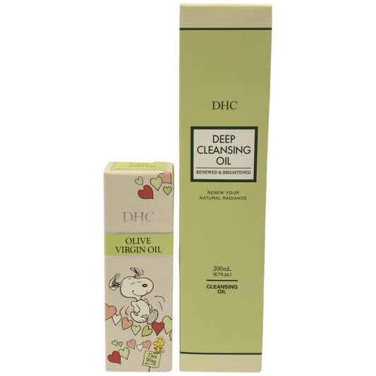 Z000 DHC 薬用 ディープ クレンジング オイル リニューブライト 200mL & オリーブ バージンオイル 30mL 2個セット