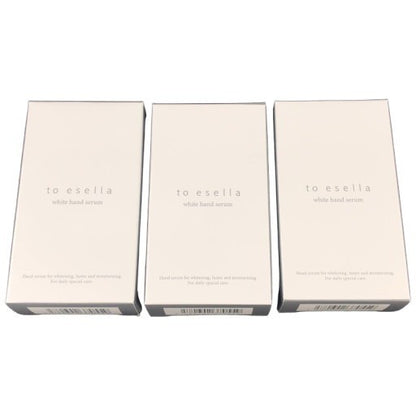 CF12 K ★to esella ホワイトハンドセラム　美容液 手専用 ナイアシンアミド 配合 20ml 3個セット 【I上】