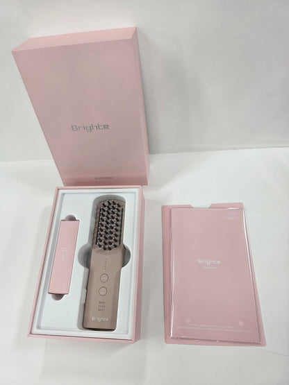CU75 ■ブライト ブラシ型美顔器(ピンク) Brighte ELEKI BRUSH+ (ブライト エレキブラシプラス) BRT-FSB180PK