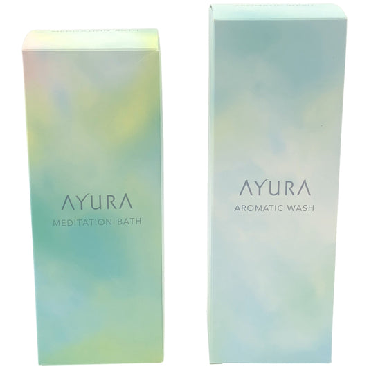 Z000 アユーラ アロマティックウォッシュa 300ml & メディテーションバスt 300ml 2本セット