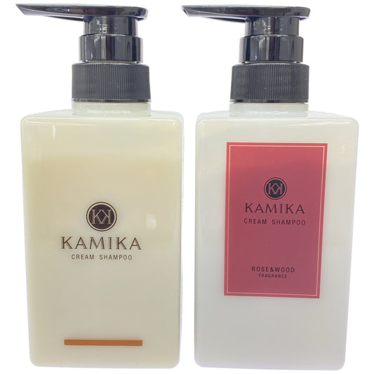 Z000 KAMIKA オールインワンクリームシャンプー RW 400g & TF 400g 計2本セット　ラスト1点！