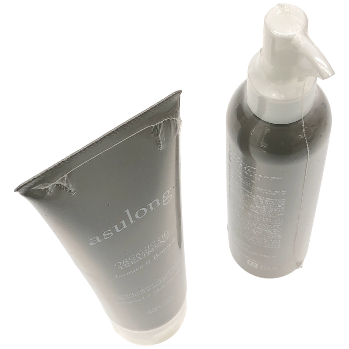 Z000 アスロング オーガニックオイルトリートメント ジャスミン&ブーケ 170g & シャンプー 200mL 2個セット