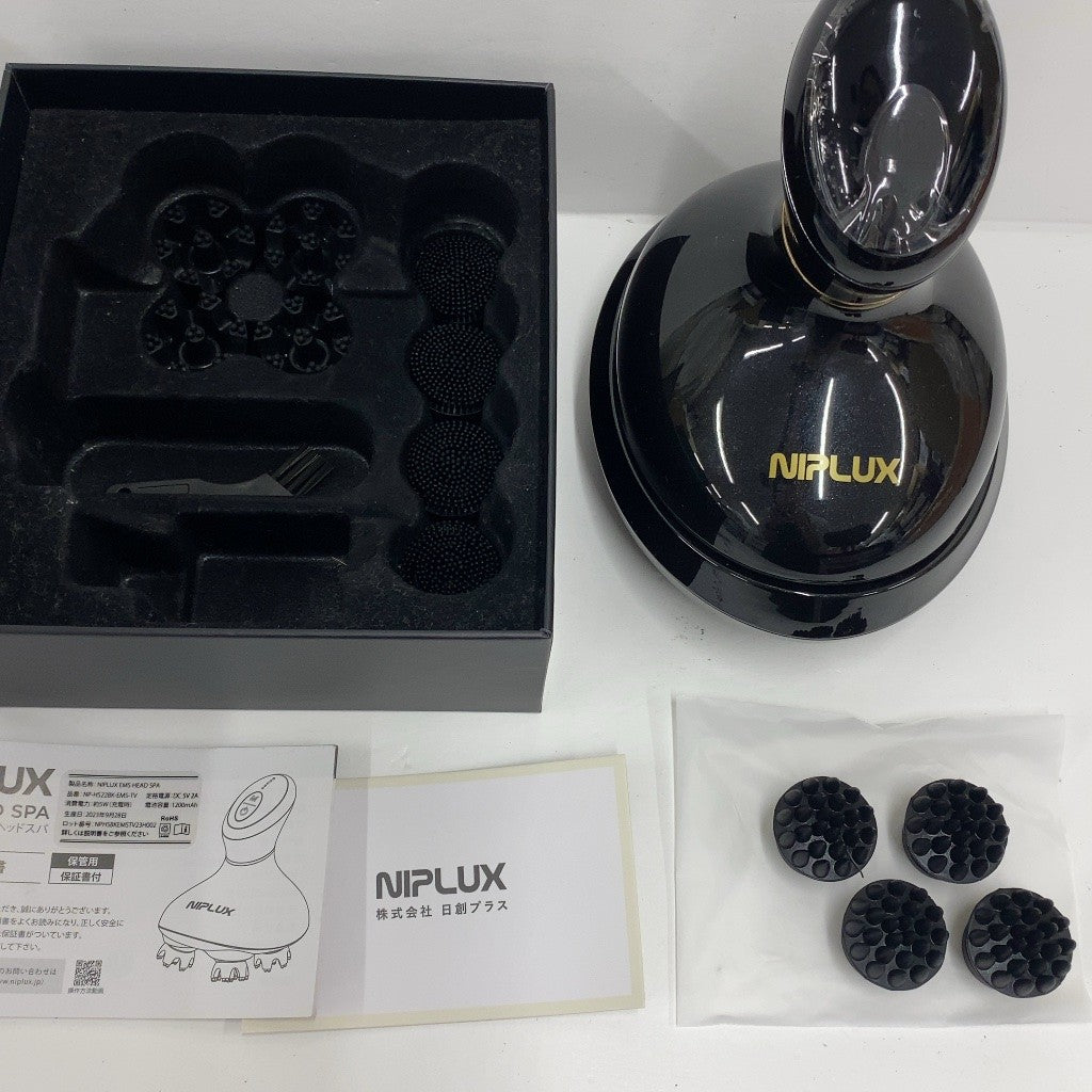 C54Z D NIPLUX ニップラックス EMS ヘッドスパ NP-HS22BK-EMS-TV