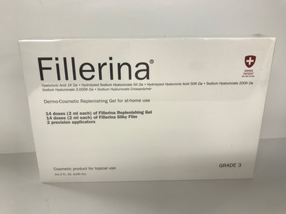 C437 Fillerina (フィレリーナ) リプレニッシング トリートメント GRADE 3 グレード 3 セット リプレニッシング ジェル 30mL+シルキー フィルム 30mL●使用期限：2028/02