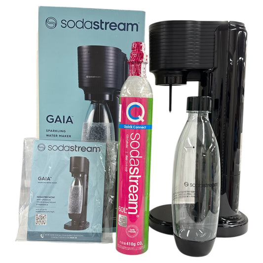 CH92 D sodastream ソーダストリーム GAIA ガイア スターターキット ブラック ●消費期限：2028/12/31