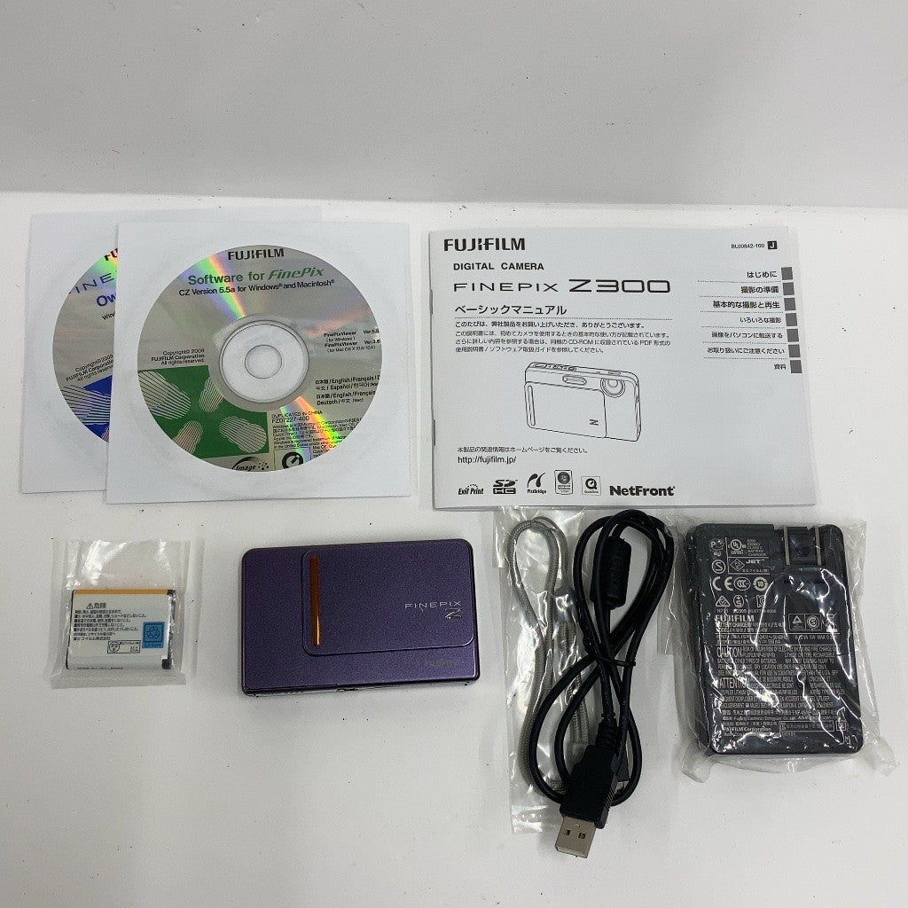 CW1G D FUJIFILM デジタルカメラ FinePix (ファインピクス) Z300 パープル F FX-Z300PU