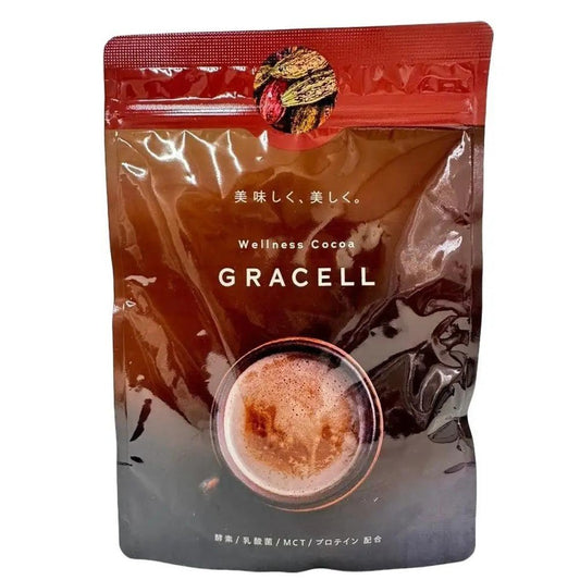 CA31 K GRACELL COCOA グレイセル ウェルネスココア 美容 MCT 酵素 乳酸菌 100g●賞味期限：2026/07～