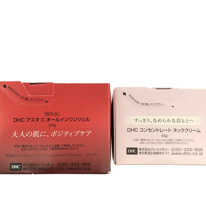 Z000 DHC アスタ C オールインワンジェル 120g & コンセントレートネッククリーム 45g 計2個セット　ラスト1点！