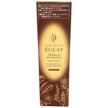 C576 ヘアボーテエクラ ボタニカルエアカラーフォームEX ダークブラウン 150g