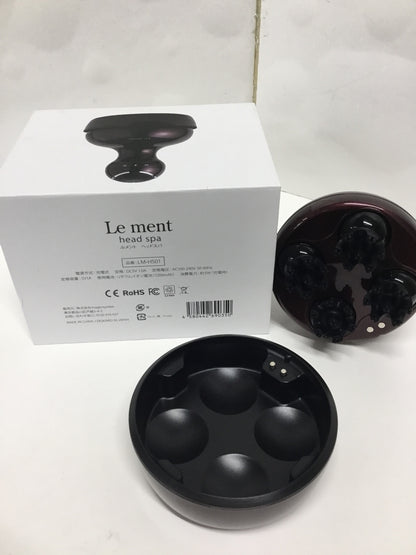 C666 D Le ment ルメント ヘッドスパ LM-HS01 充電式 ヘッドスパ 頭皮ケア シャンプーブラシ 頭皮ブラシ
