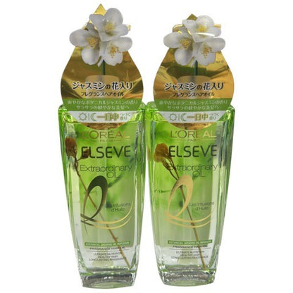 C86U ロレアル パリ ヘアオイル ジャスミン インフュージョン 洗い流さない トリートメント(100ml) 2個セット