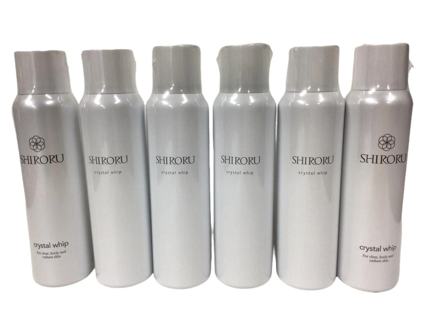 C880 ★SHIRORU（シロル） クリスタルホイップ 炭酸洗顔 毛穴 洗顔 くすみ 泡洗顔 洗顔料 ランキング おすすめ 泡パック 保湿（120g× 6本セット ）　J