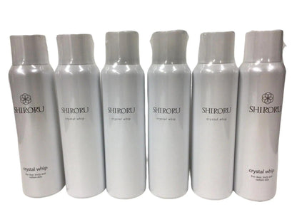 C880 ★SHIRORU（シロル） クリスタルホイップ 炭酸洗顔 毛穴 洗顔 くすみ 泡洗顔 洗顔料 ランキング おすすめ 泡パック 保湿（120g× 6本セット ）　J