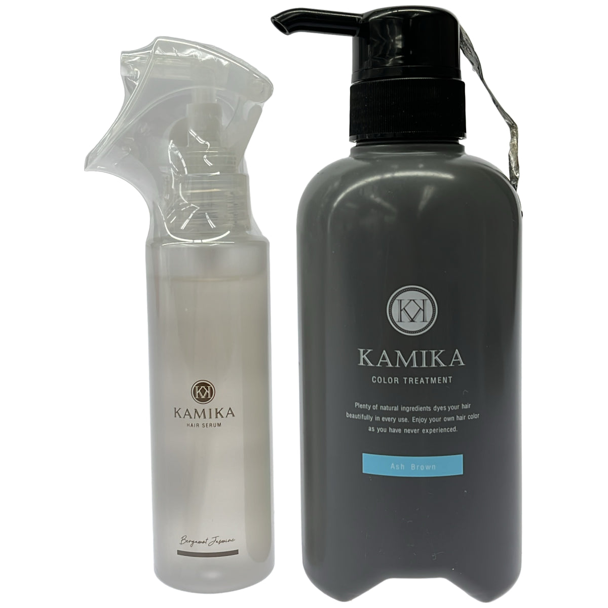 Z000 KK 白髪染めカラートリートメント AB 350g & ヘアセラム BJ 100mL 2個セット　ラスト1点！