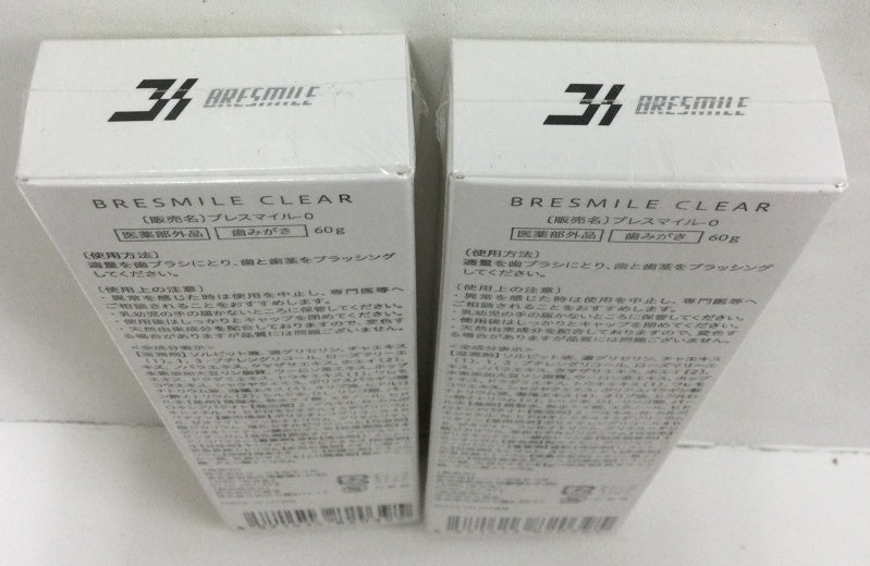 C281 K ブレスマイル BRESMILE  薬用歯みがき粉 ブレスマイルクリア-0 60g 2本セット