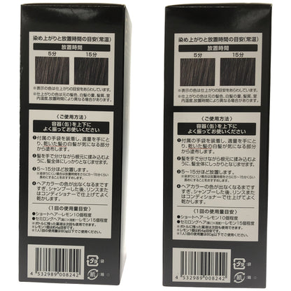 Z000 ヘアボーテ エクラ ボタニカル エアカラーフォーム ナチュラルブラック 80g 計2本セット　ラスト1点！