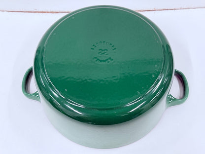 LE CREUSET ル・クルーゼ ココットロンド 両手鍋 22cm ライトグリーン 廃盤色
