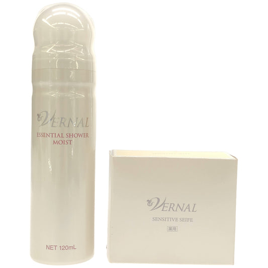 Z000 VERNAL エッセンシャルシャワー モイスト 121g(120mL) & 薬用センシティブザイフ 90g 2個セット