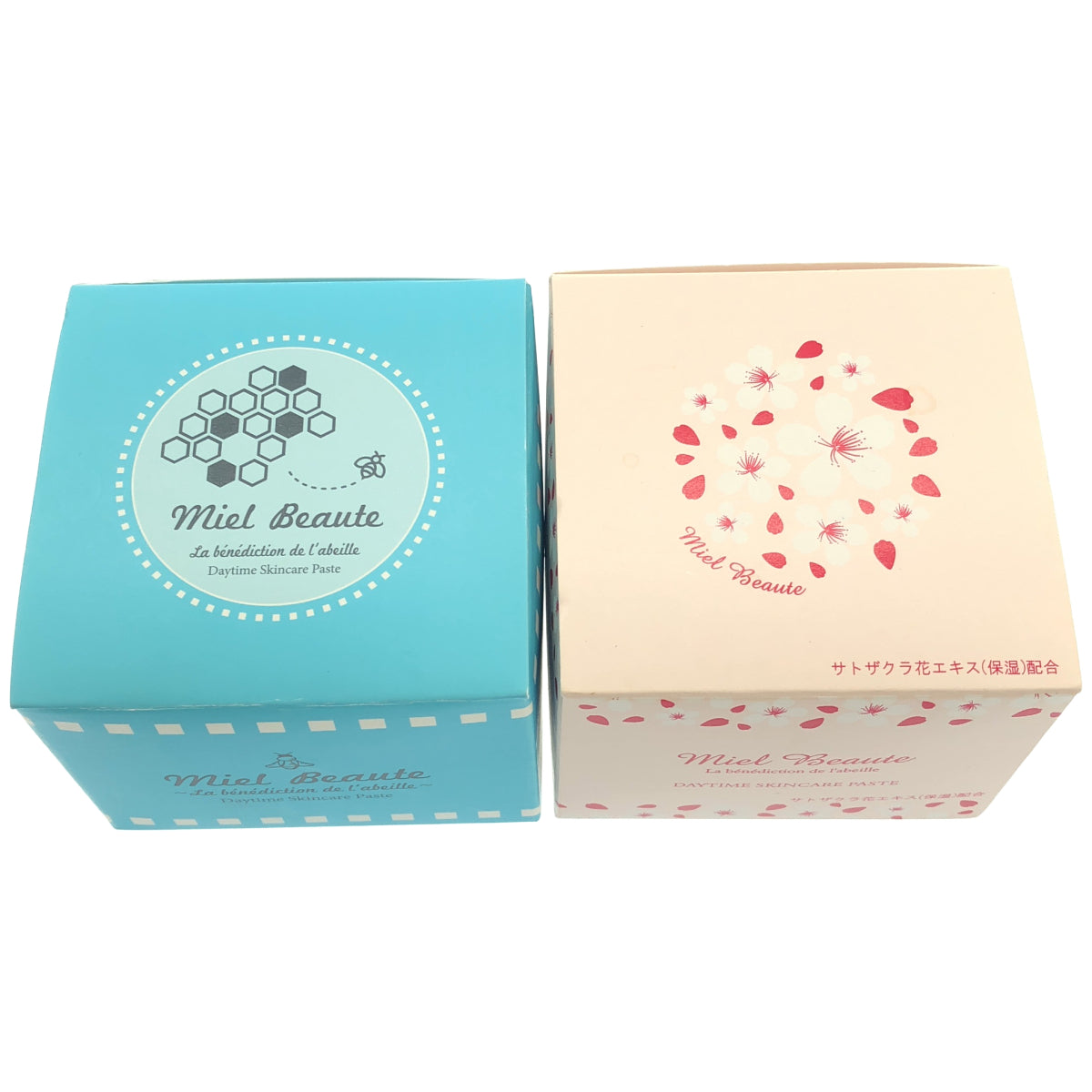 Z000 ミエルボーテ デイタイムスキンケアペースト 25g バニラ & サクラピンク 2点セット　ラスト1点！
