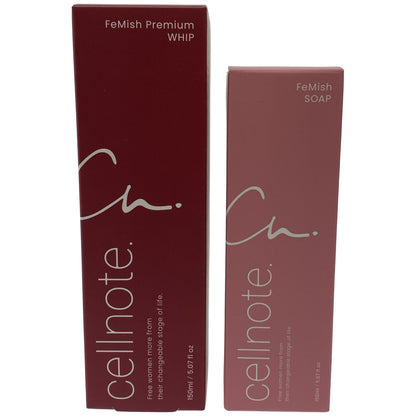 Z000 セルノート フェミッシュ プレミアム ホイップ 150mL & フェミッシュ ソープ 150mL 2個セット　ラスト1点！