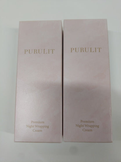 C757 K ★プルリット プレミアムナイトラッピングクリーム PRL高保湿マスク スリーピングパック ジェルパック 35g 2個セット