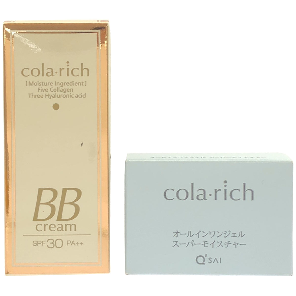 Z000 コラリッチ BBクリーム 25g & コラリッチ スーパーモイスチャー オールインワンジェルクリーム 55g 計2個セット　ラスト1点！
