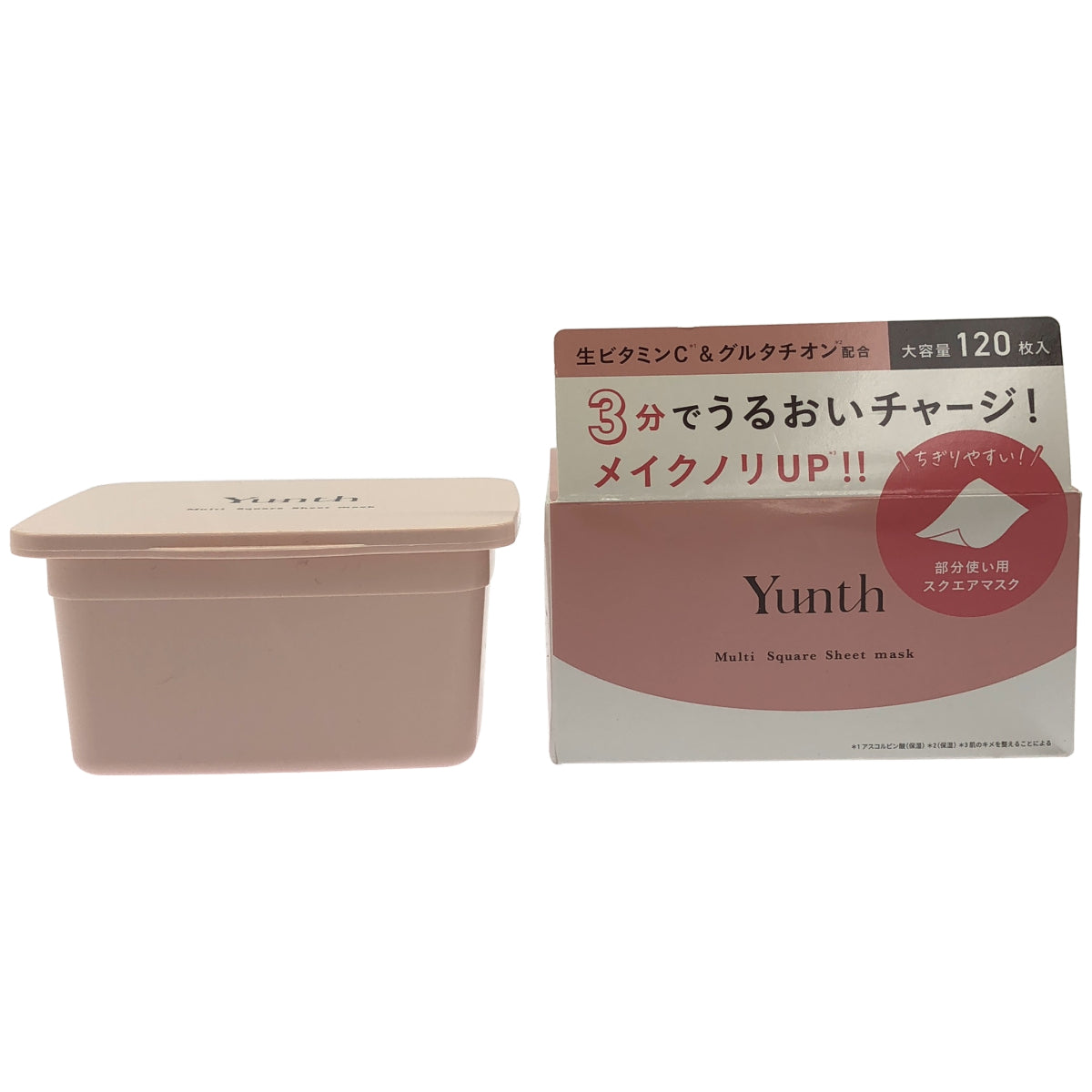 Z000 Yunth マルチ スクエアシートマスク 120枚 302mL 計2個セット　ラスト1点！