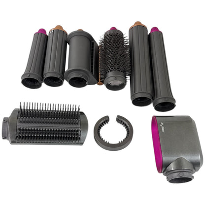 CH96 D ダイソン Dyson Airwrap HS01 ブラウン/ピンク ヘアスタイラー 収納ボックス付き