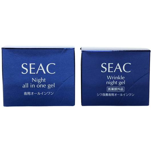Z000 シーク SEAC薬用リンクルジェルN 25g & SEAC夜用オールインワン 50g 2点セット　ラスト1点！