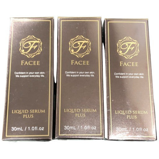 C739 ★Facee フェイシー リキッドセラムプラス 30ml 未来の肌に投資する導入美容液 ヒト幹細胞×卵殻膜 3点セット【G】
