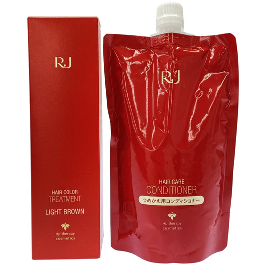 Z000 RJヘアカラートリートメント a 210g & 薬用 RJ地肌ケア コンディショナー c つめかえ用 360mL 2個セット