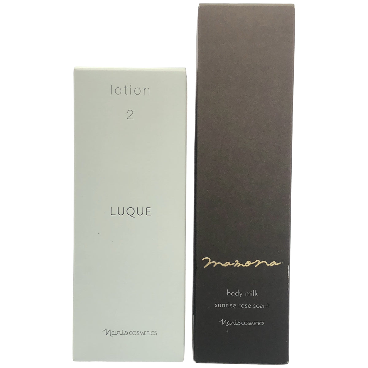 Z000 ナリス マモナ ボディミルク 160mL & ルクエ ローション 2 210mL 2本セット　ラスト1点！