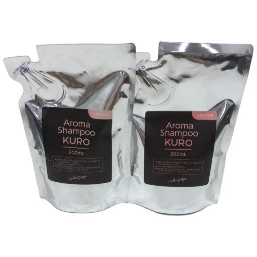 CD28 K セレクタージュ　アロマシャンプー　KURO　01　詰め替え用　銀パッケージ　200ml　2個セット